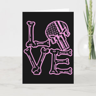Liebe Totenkopf Valentinsgrafik Für Paare Karte