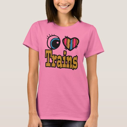 Liebe-Trains für helles Auge T-Shirt (Vorderseite)