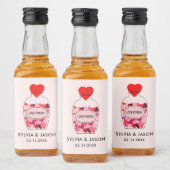 Liebe Tränke glücklich Valentinstag Personalisiert Alkoholflaschenetikett (Flaschen)
