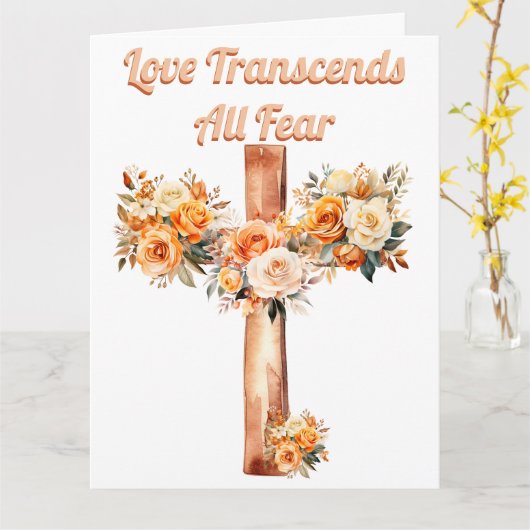 Liebe Transcends Karte (Gelbe Blume)