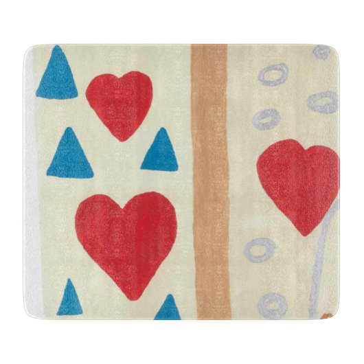 Liebe Trassenschneider Schneidebrett (Vorderseite)