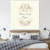 Liebe, Traum, Erstellen, Wiederholen des Folk-Desi Leinwanddruck (Insitu (Schlafzimmer))