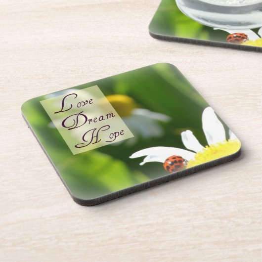 Liebe, Traum, Getränkeuntersetzer (Linke Seite)