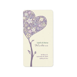 LIEBE TREE-Adressetikett Adressaufkleber