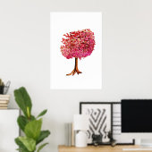 Liebe Tree Cherry Blossom Poster (Heimbüro)