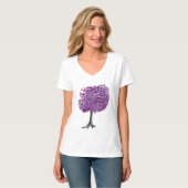 Liebe Tree Cherry Blossom T-Shirt (Vorderseite Vollansicht)