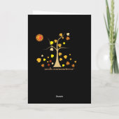 Liebe Tree Grußkarte Karte (Rückseite)