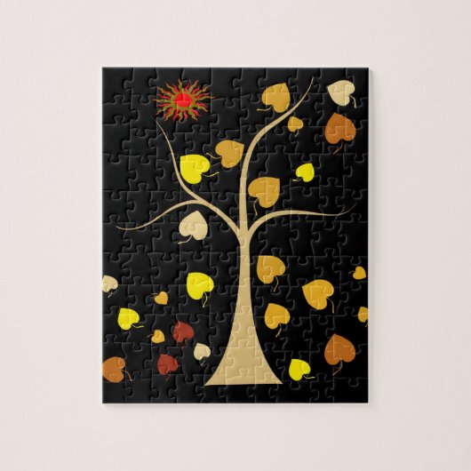 Liebe Tree Jigsaw Puzzle (Vertikal)