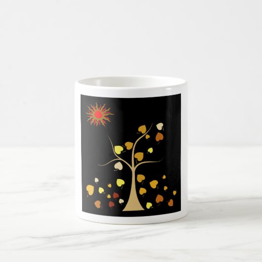 Liebe Tree Kaffee Tasse (Mittel)