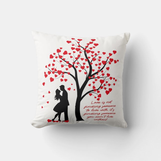 Liebe Tree Kissen (Vorderseite)