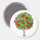 Liebe Tree Magnet (Vorderseite/Rückseite)