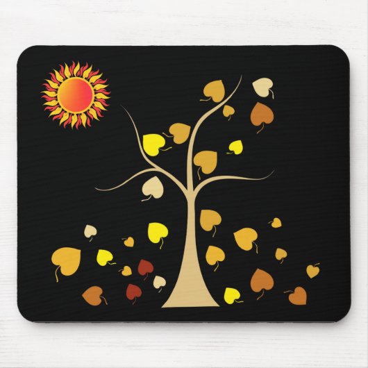 Liebe Tree Mouse Pad Mousepad (Vorne)