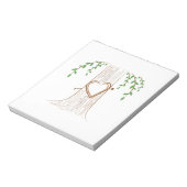 Liebe Tree Notizblock (Rotiert)