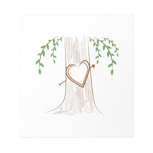 Liebe Tree Notizblock (Vorderseite)