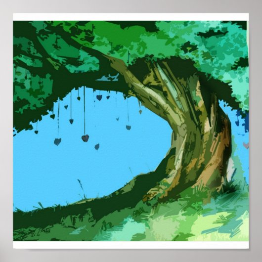 Liebe Tree Poster (Vorne)