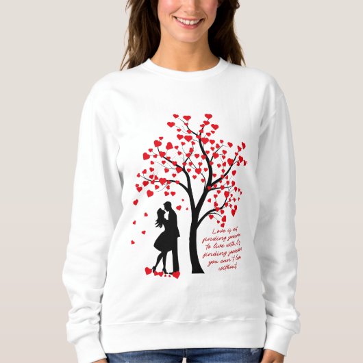 Liebe Tree Sweatshirt (Vorderseite)