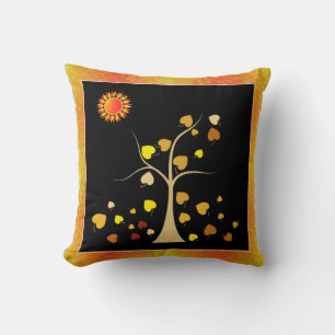 Liebe Tree Throw Kissen