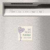 Liebe Tree Wedding Save the Date Magnet (In Situ (Geschirrspüler))