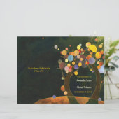Liebe Trees Rustic Wedding BiFold Programm (Stehend Vorderseite)