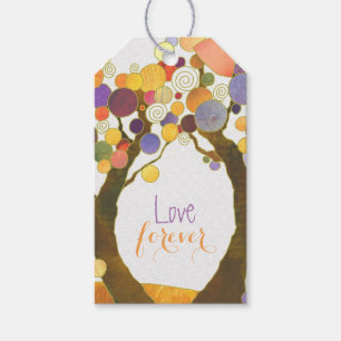 Liebe Trees Wedding Geschenkanhänger
