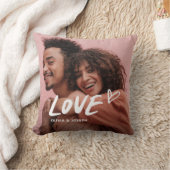 Liebe | Trendige, handgeschriebene Texte und Herz Kissen (Decke)