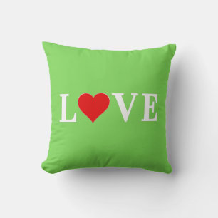 LIEBE Trending Lime Green Moderne Elegante Kissen