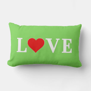 LIEBE Trending Lime Green Moderne Elegante Lendenkissen
