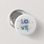 LIEBE Trendy Stylish Modern Graphic Button (Vorne & Hinten)