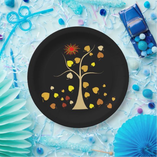 Liebe Treppenpapierplatte Pappteller (Party)