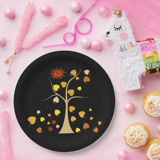 Liebe Treppenpapierplatte Pappteller (Party)