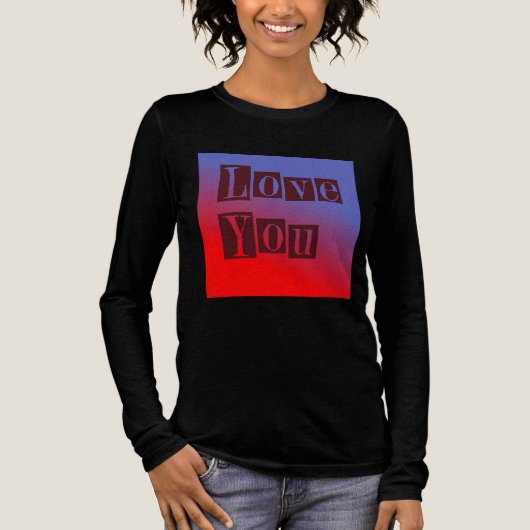 Liebe Tri-Blend Shirt (Vorderseite)