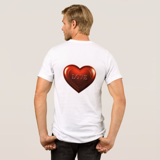 LIEBE Tri-Blend SHIRT (Rückseite voll)