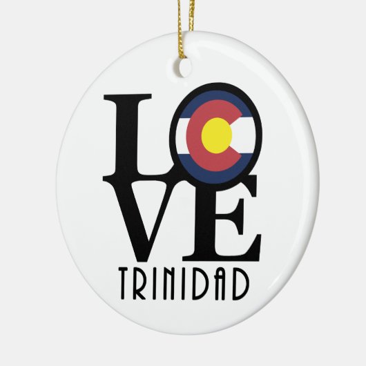 LIEBE Trinidad Colorado Keramik Ornament (Links)