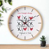 Liebe Triumph immer Red Heart Couple Name Uhr