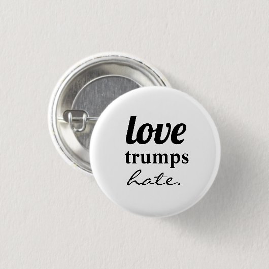 Liebe Tromps Hass Button (Vorne & Hinten)