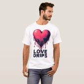Liebe Tropfen T-Shirt (Vorne ganz)