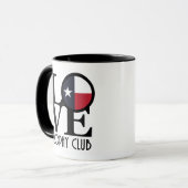 LIEBE Trophy Club Tasse (Vorderseite Links)