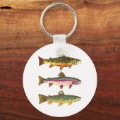 Liebe Trout? Perfektes Geschenk für Angler-Ichthyo Schlüsselanhänger (Vorderseite)