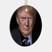Liebe Trump Keramik Ornament (Rechts)