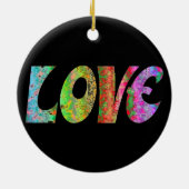 Liebe Trump Keramik Ornament (Hinten)