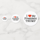 Liebe Trump Konfetti (Vorderseiten)