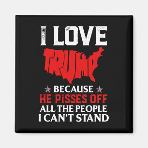 Liebe Trump, weil er die Leute, die ich kann, verä Magnet