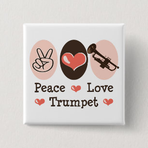 Liebe Trumpet-Taste Button