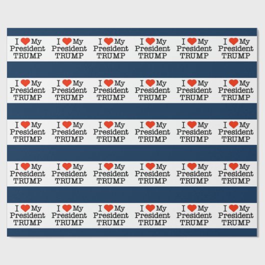 Liebe-Trumpf Geschenkpapier (Flach)