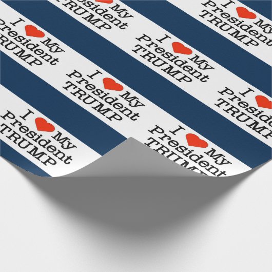 Liebe-Trumpf Geschenkpapier (Ecke)