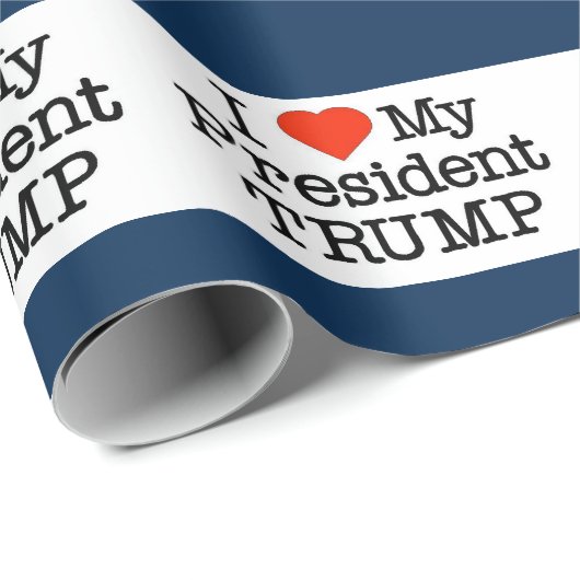 Liebe-Trumpf Geschenkpapier (Rolleneckpunkt)