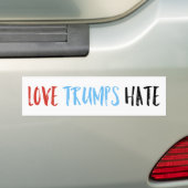 Liebe-Trumpf-Hass Autoaufkleber (Auf Auto)