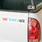 Liebe-Trumpf-Hass Autoaufkleber (Auf Lkw)
