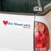 Liebe-Trumpf-Hass Autoaufkleber (Auf Lkw)