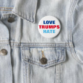 Liebe-Trumpf-Hass Button (Beispiel)